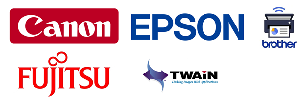 ماسح جواز سفر، Brother، Fujitsu، Canon، HP، Epson